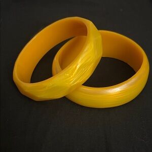 Yellow Bangle Bracelets